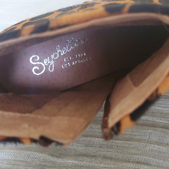 NEW Seychelles What You Need Leather Leopard Print Bootie Size 7 - Picture 8 of 11